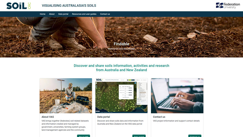 Visualising Australasia’s Soils