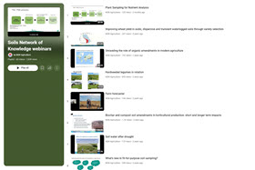 Soil Network on Knowledge (SNOK) webinar: