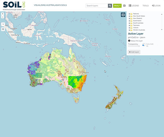 Visualising Australasia's Soils: Extending the Soil Data Federation